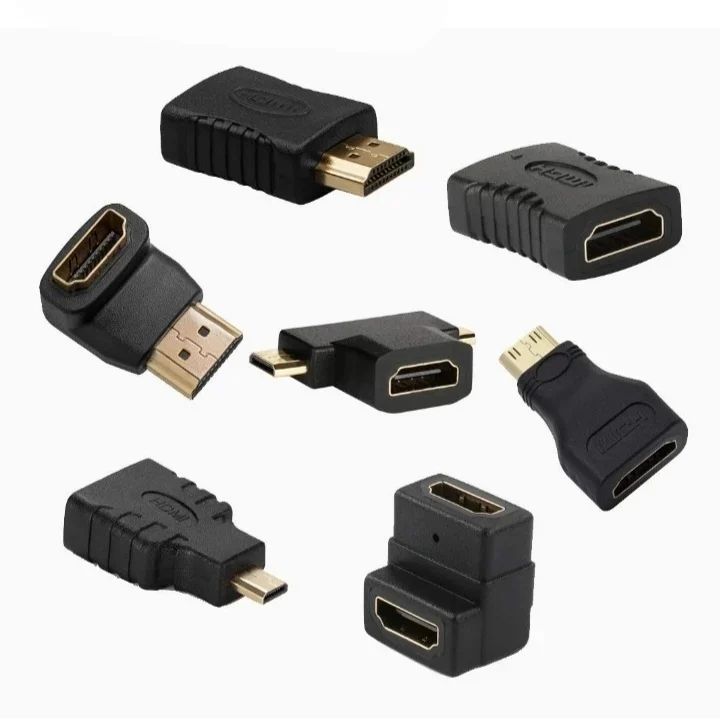 HDMI Adapters Kit (7 Adapters) Mini Hdmi to Micro Hdmi Male to Female