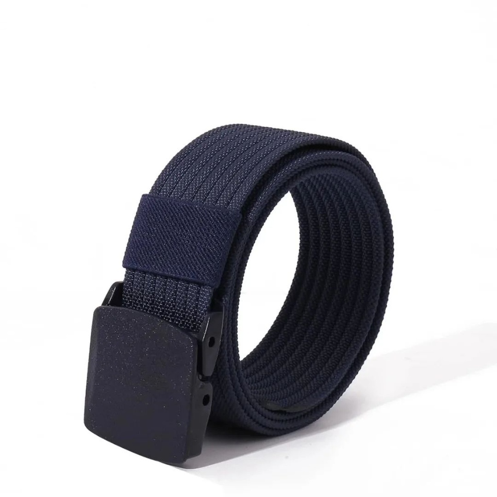 Men Tape Belt - Navy Blue size 34-38