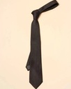 Men Minimalist Neck Tie - Black