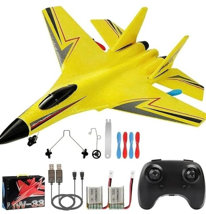 Remote Control Flying Model Glider Airplane - yellow