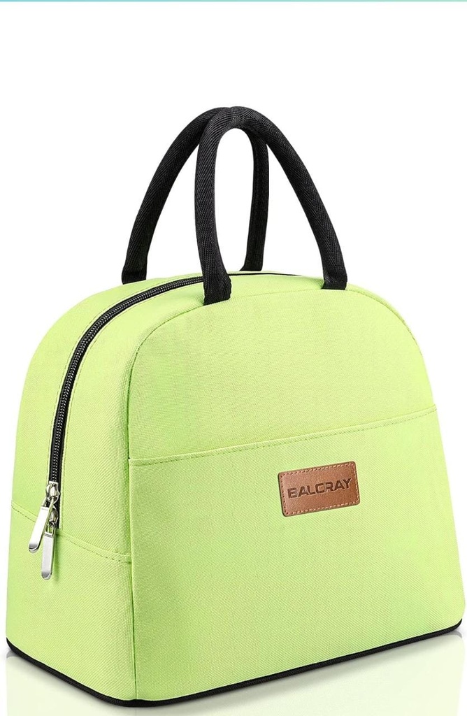 BALORAY Insulated Lunch/Tote Bag (Yellow green)