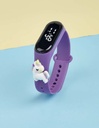 Kids Unicorn Electronic Watch - Purple