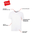 Hanes White T-shirt Large