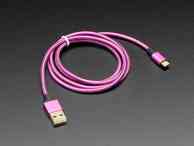 1m Pink USB to Micro USB Android Charging Cable