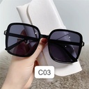 Sunglasses for Women Square: C03, black/black