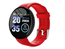 D18 Smart Bracelet Fitness Smart Watch: Red