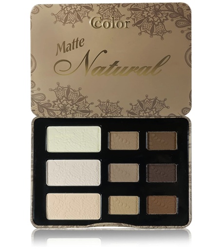 Color Cosmetics - Matte Natural, 9-Color Eyeshadow Palette