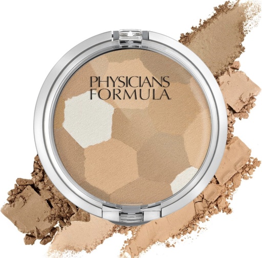 Physicians Formula Setting Powder Palette Multi-Colored Pressed Setting Powder Makeup, Natural Coverage, Beige