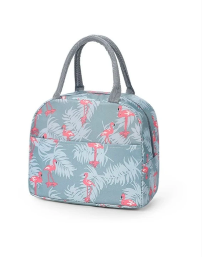 [sh2304047245252272] Flamingo Pattern Lunch Bag
