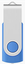 [0187] Enfain USB 2.0 Flash-drive, 16 GB Swivel with LED Indicators - blue