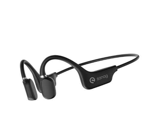 [0248] Sanag A5X True Bone Conduction Earphone Open Ear Bluetooth Wireless Sport Headphones - Black